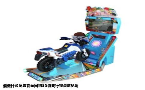 最低什么配置能玩网络3D游戏行提点意见啊